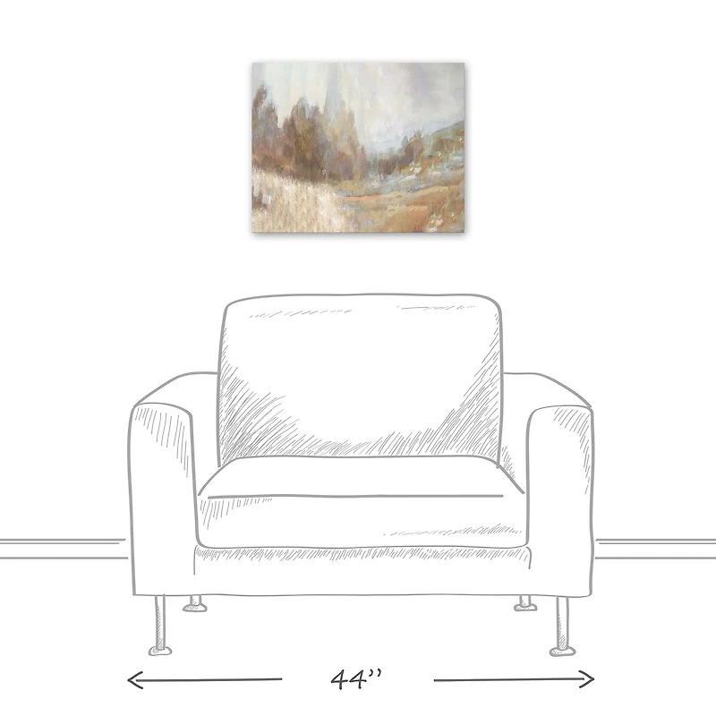 Calming Field 20" x 16" Canvas Wall Art