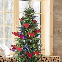 Glitzhome® 6ft. Metal Christmas Birds Garland Set