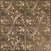 Roommates Copper Tin Tile Peel & Stick Backsplash