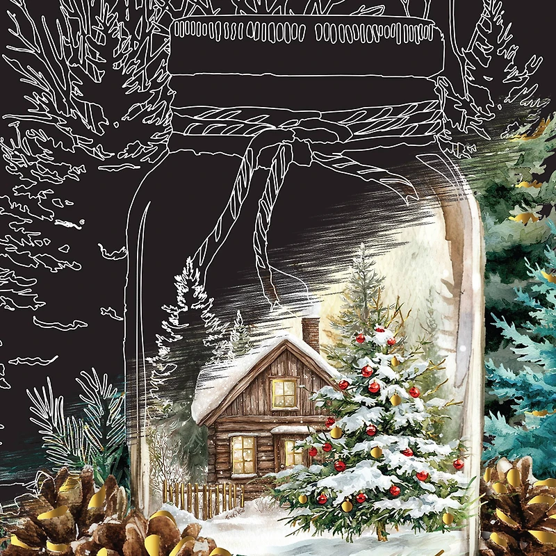 Brea Reese™ 9" x 12" Under the Tree Scratch Art Paper Pad