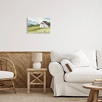 Stupell Industries American Flag on Barn Wall Plaque Art