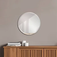 4.75" Round Beveled Glass Mirror by Make Market®