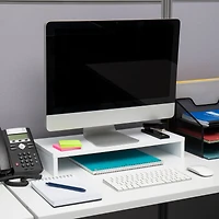 Mind Reader Woodland Collection Monitor Stands