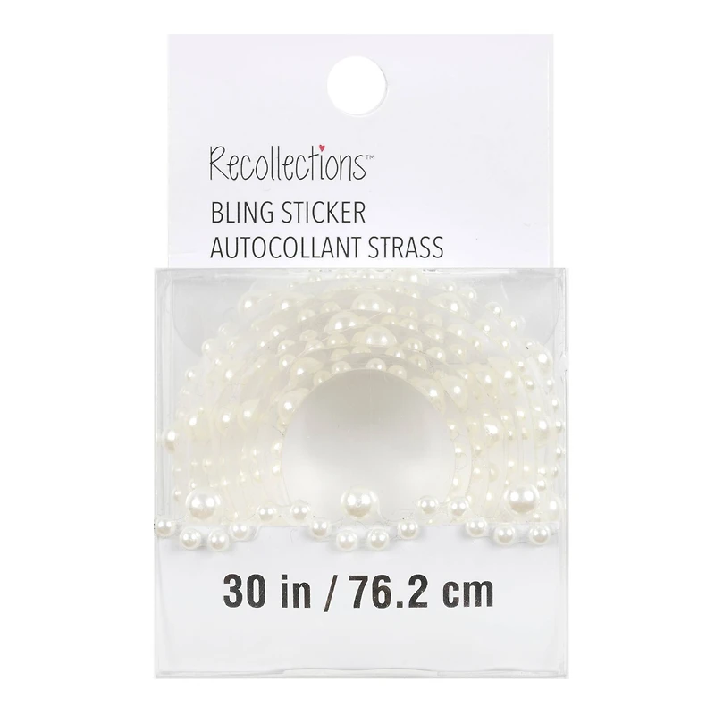12 Pack: Pearl Eyelet Adhesives by Recollections™ Bling on a Roll™