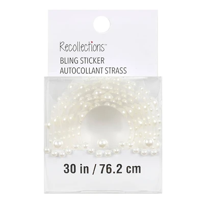 12 Pack: Pearl Eyelet Adhesives by Recollections™ Bling on a Roll™