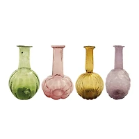 Hello Honey® Embossed Reclaimed Glass Vase Set