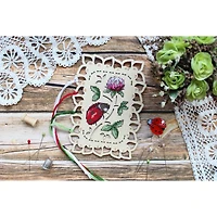 MP Studia Organizer Ladybug Cross Stitch On Wood Kit