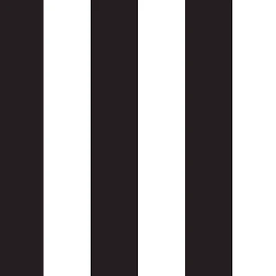 Simplify Black & White Striped Adhesive Wallpaper