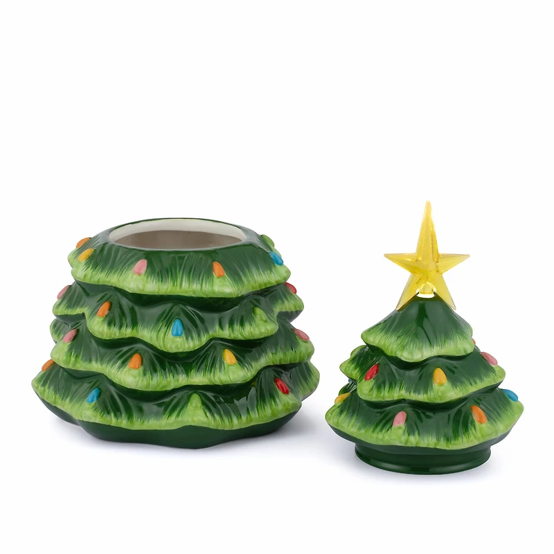 13" Illuminated Nostalgic Tree Cookie Jar