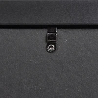 Simply Essentials™ Black Flat Frame with Mat by Studio Décor