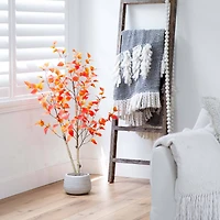 4ft. Potted Artificial Autumn Birch Tree