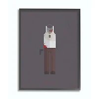 Stupell Industries Die Hard Wall Art in Black Frame