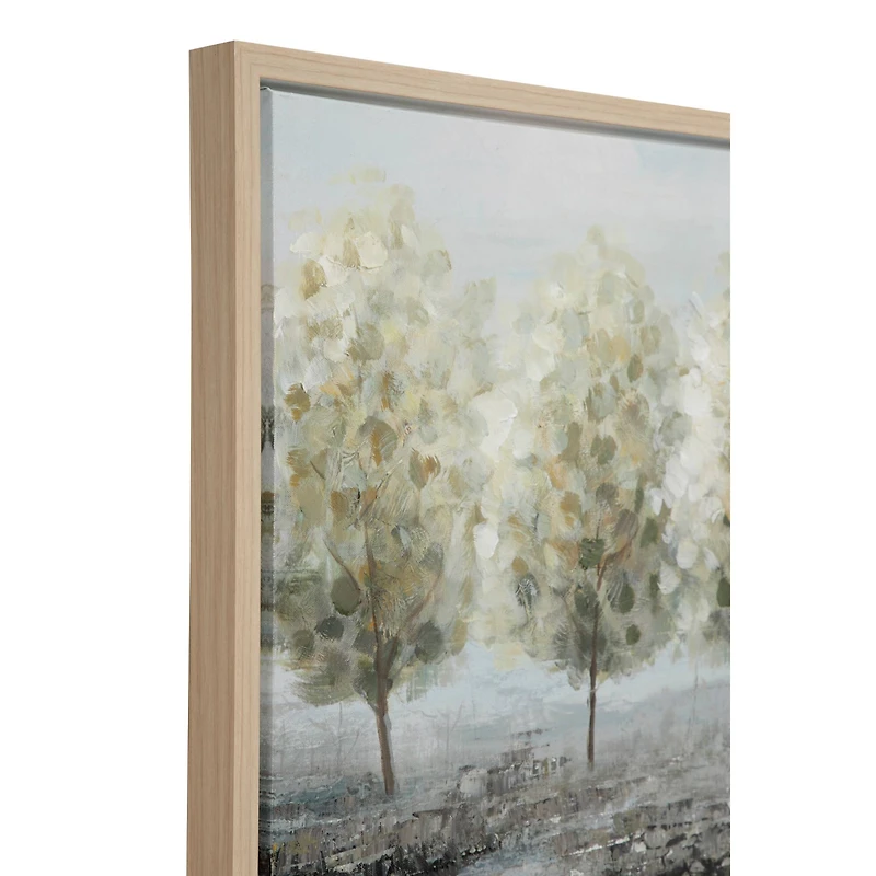 Green Traditional Landscape Canvas Wall Art, 20" x 71"