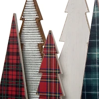 Glitzhome® 14" Wooden Christmas Tree Table Décor