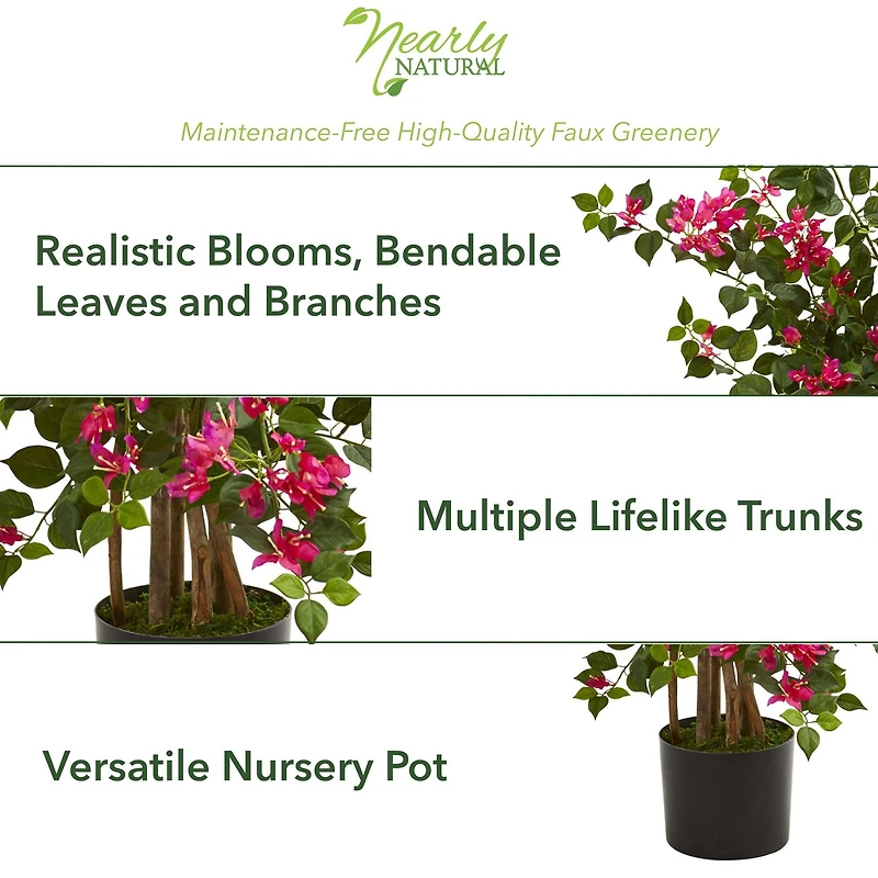 3.5ft. Potted Bougainvillea Artificial Tree