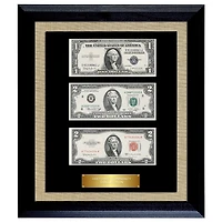 Historic Currency Collection in Currency Frame