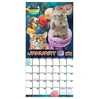 TF Publishing Space Cats Mini Calendar