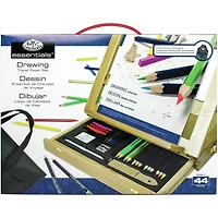 Royal & Langnickel® Essentials™ 44 Piece Drawing Travel Easel Set
