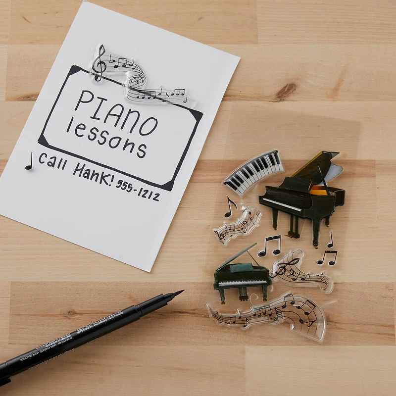 Piano Dimensional Stickers by Recollections™