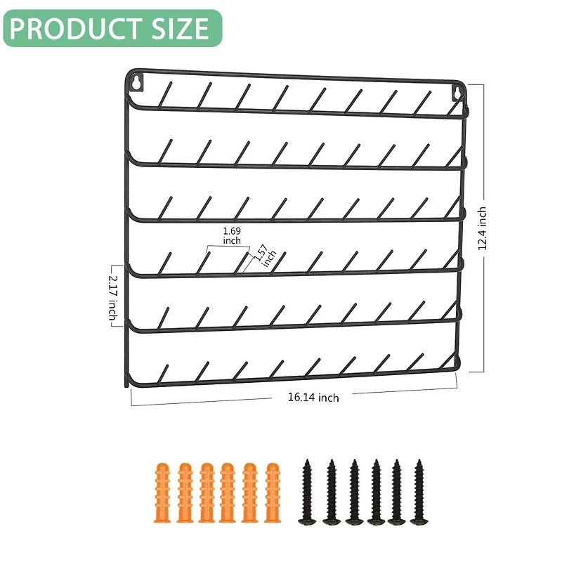 NEX™ Black 54-Spool Metal Thread Rack, 2ct.