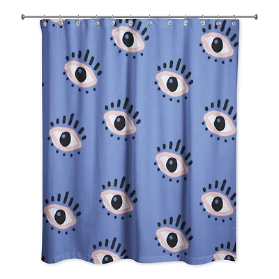 Eyeball Pattern Shower Curtain
