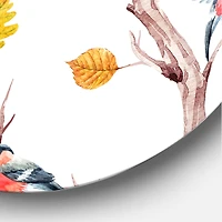 Designart - Fall Trees and Little Birds