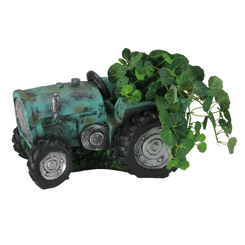 12.25" Distressed Tractor Patio Planter