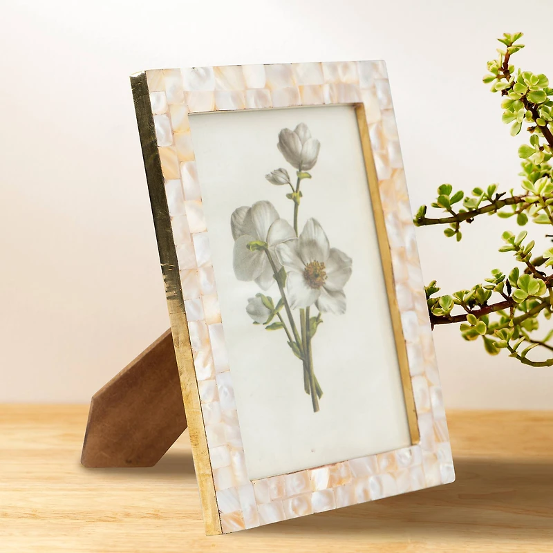 Hello Honey® Mother of Pearl 5" x 7" Photo Frame