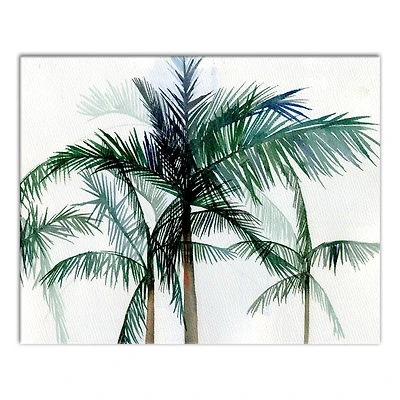 Cocunut Palms 20" x 16" Canvas Wall Art
