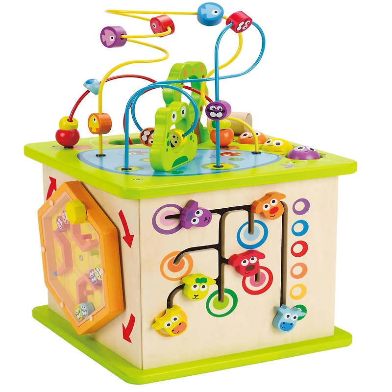 Hape Country Critters Wooded 5-Sided Play Cube
