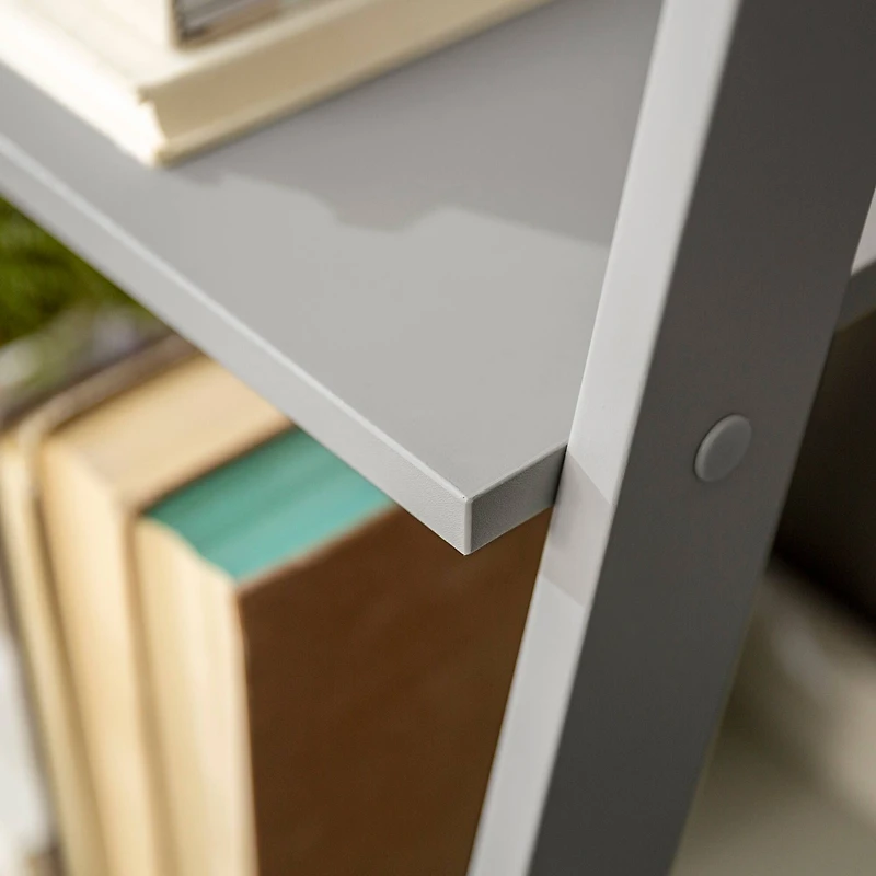 Walker Edison 55" Modern Ladder Bookshelf