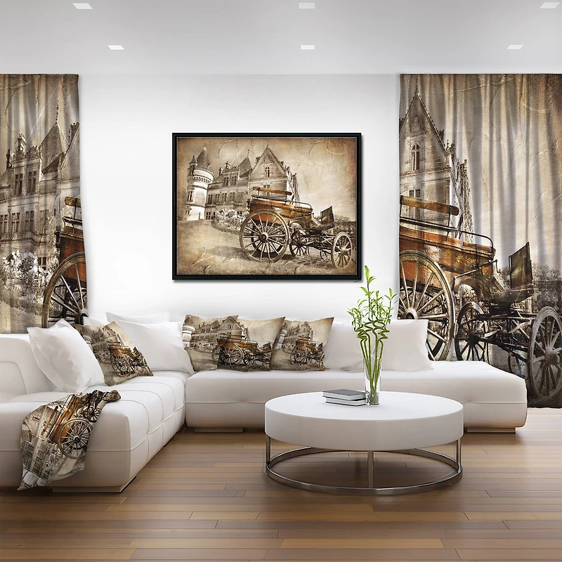 Designart - Medieval Castle with Carriage