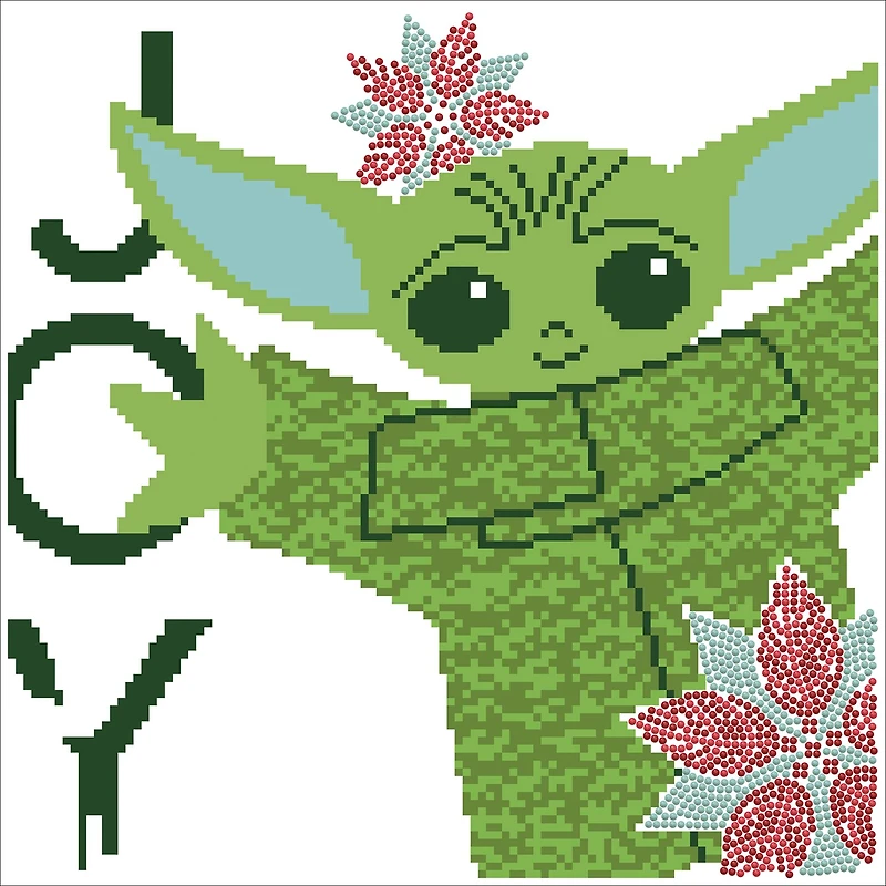 Camelot® Dots Intermediate The Child X-Mas Diamond Painting Kit