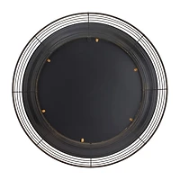 Brown Metal Bohemian Wall Mirror 36" x 36" x 4"