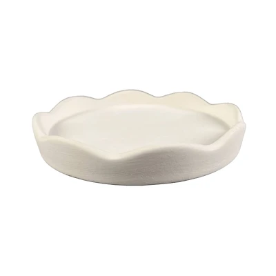 5" Scalloped Ceramic Trinket Tray by Make Market®