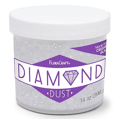 FloraCraft® Diamond Dust Glitter Clear