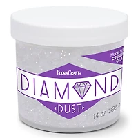 FloraCraft® Diamond Dust Glitter Clear