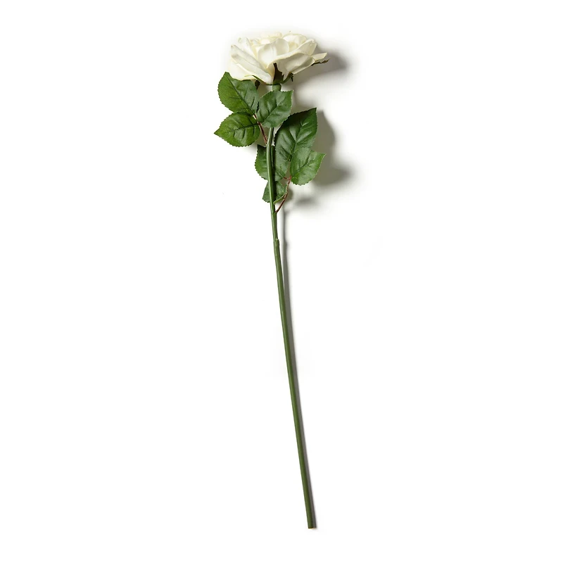 White Faux Real Rose Stem by Ashland®