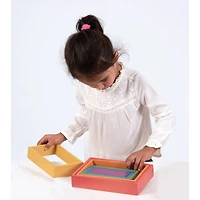 TickiT® Wooden Rainbow Architect Rectangles