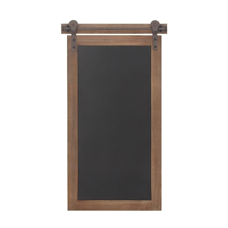 28" Brown Farmhouse Wood Wall Decor