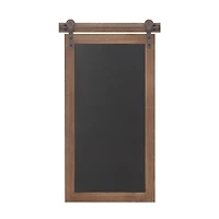 28" Brown Farmhouse Wood Wall Decor