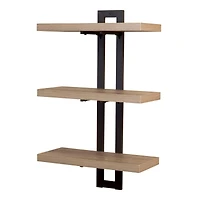 Household Essentials Jamestown 3-Tier Wall Shelf