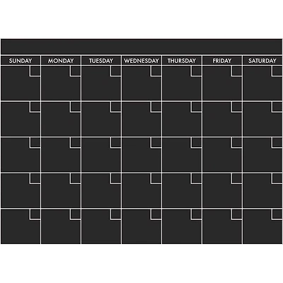 RoomMates Chalk Calendar Peel & Stick Giant Wall Decal