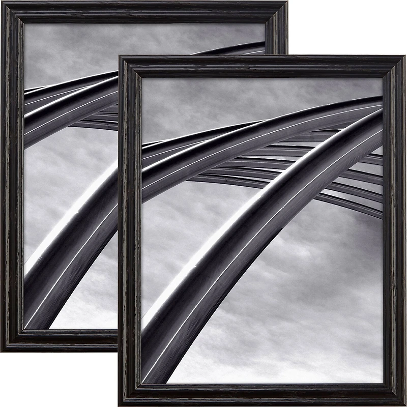 2 Pack: Craig Frames Wiltshire 200 Ebony Picture Frame