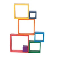 TickiT® Wooden Rainbow Architect Squares