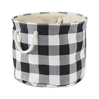 DII® Medium Buffalo Check Round Storage Bin