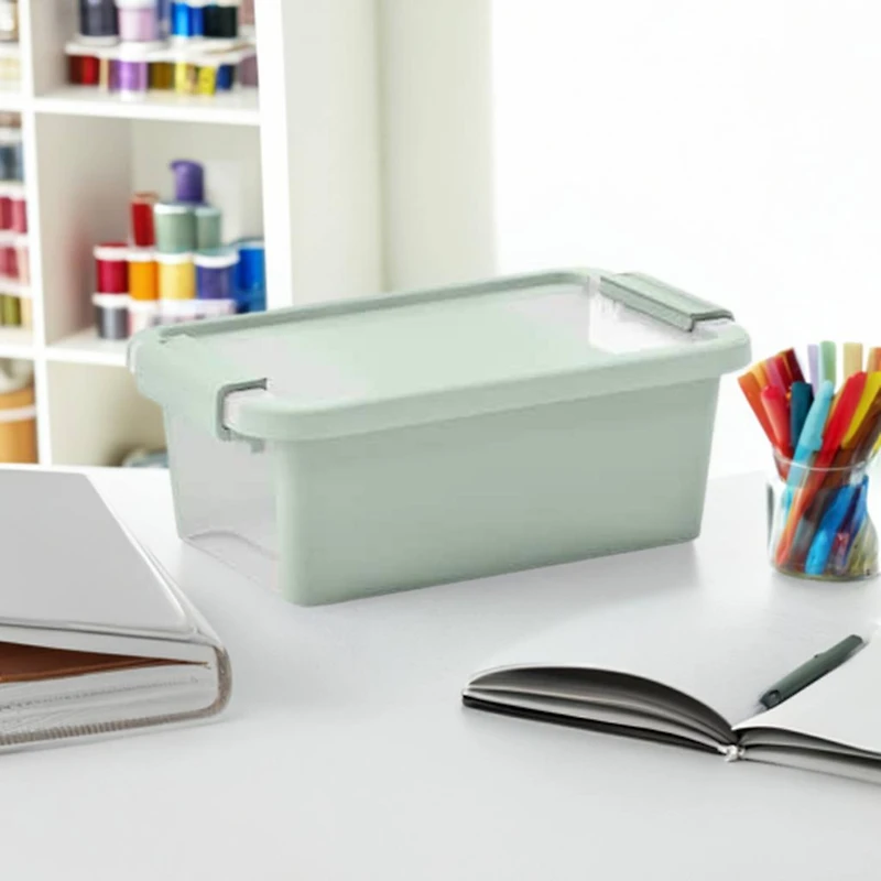 Curver® Versa Plastic Hinged Lid Storage Box