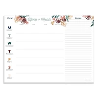TF Publishing Floral Weekly Meal Planning Pad