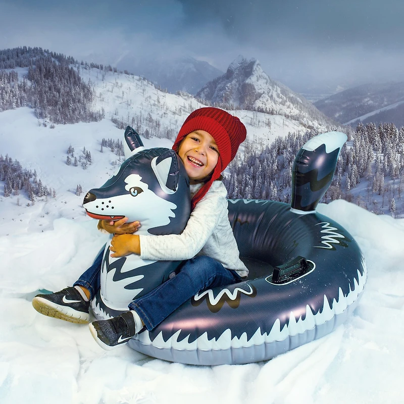 Arctic Husky Inflatable Kids Snow Tube