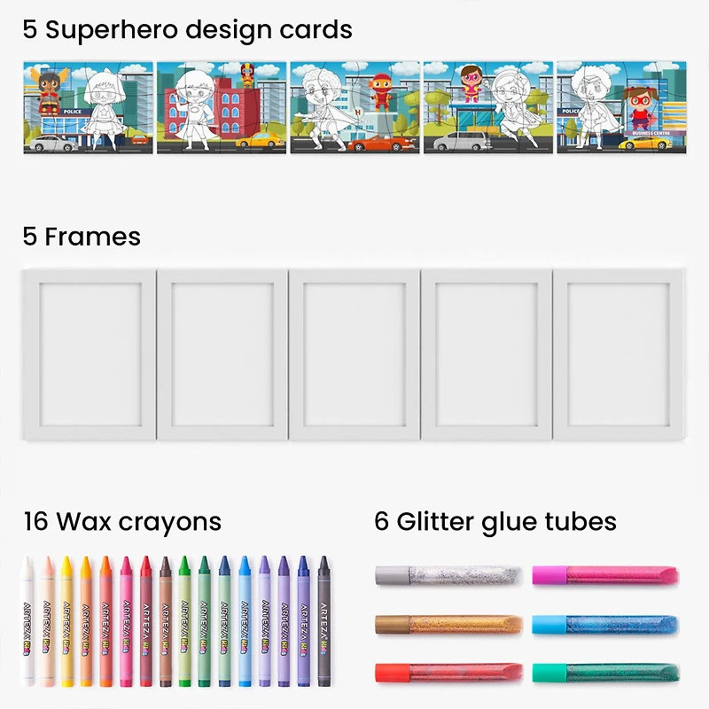 Arteza® Kids Superheroes Jigsaw Puzzle Set, 32 pcs